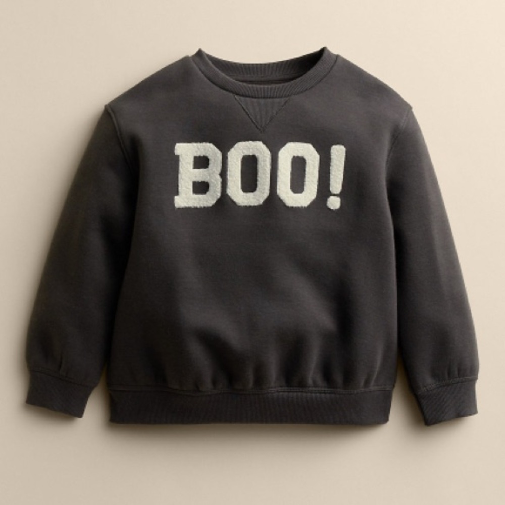 Baby 'BOO!' Crewneck Sweatshirt, 18m